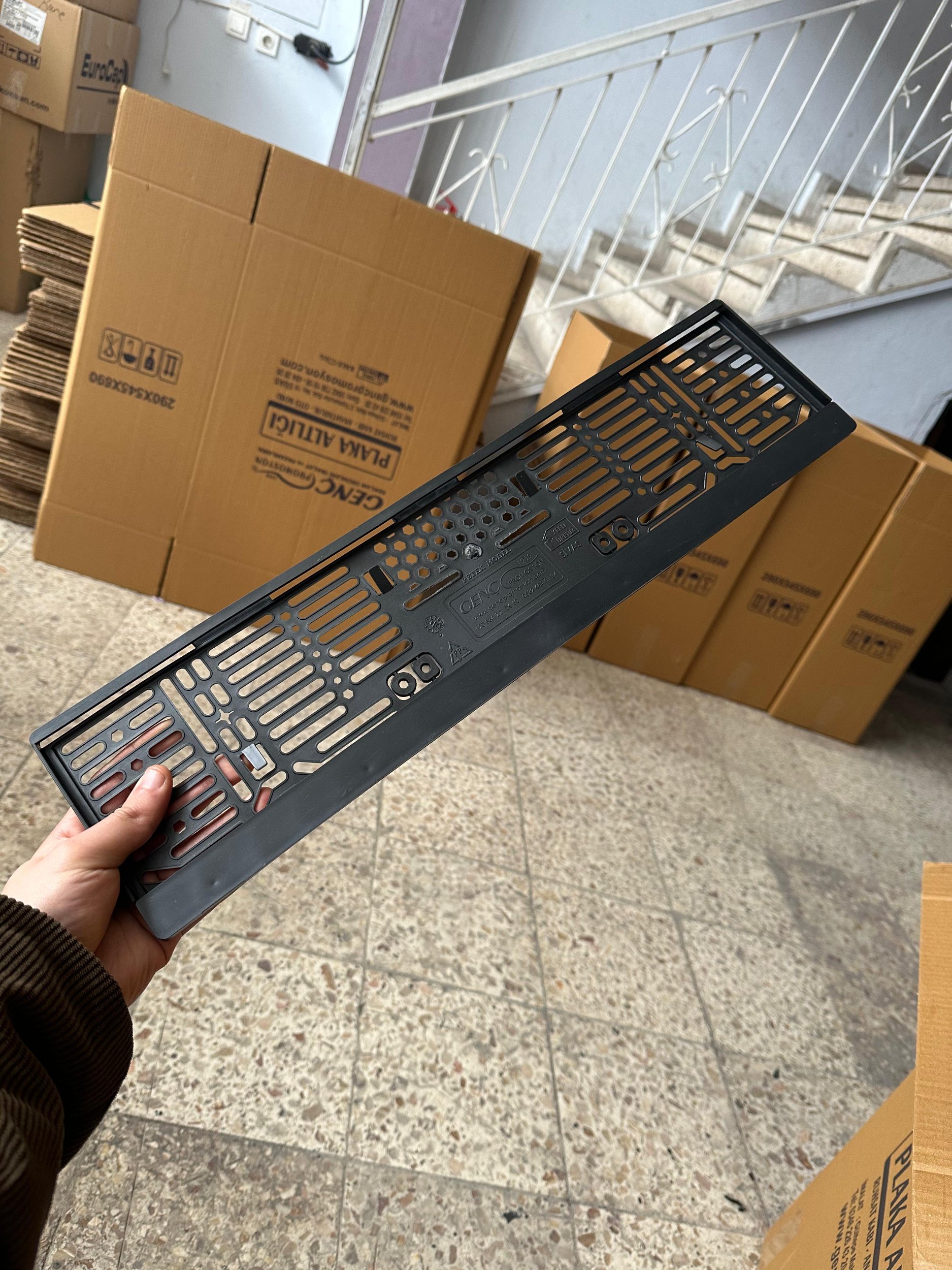 1 Adet Standart Boş Yazısız Plakalık